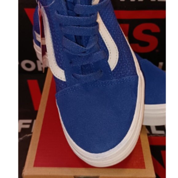 Vans Woven Check Old Skool True Navy/Snow White Men's 4.5/Women's 6 VN0A3WKT45N - Picture 11 of 12